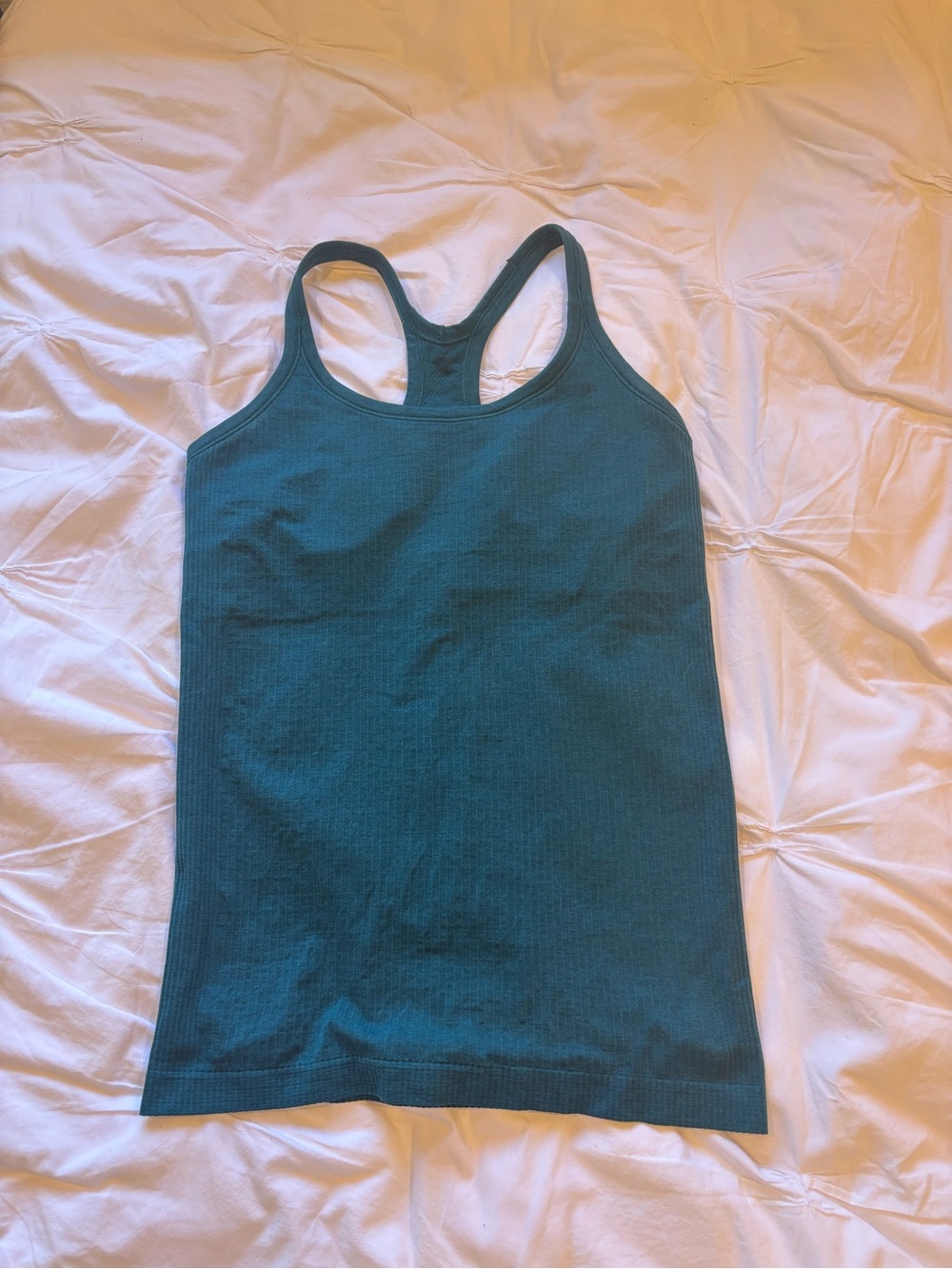 Women's Teal Racerback Tank Top - Comfortable Everyday Layer